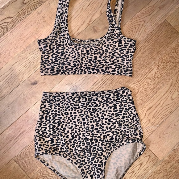 arq Other - arq organic cotton medium wide strap bra small high rise set